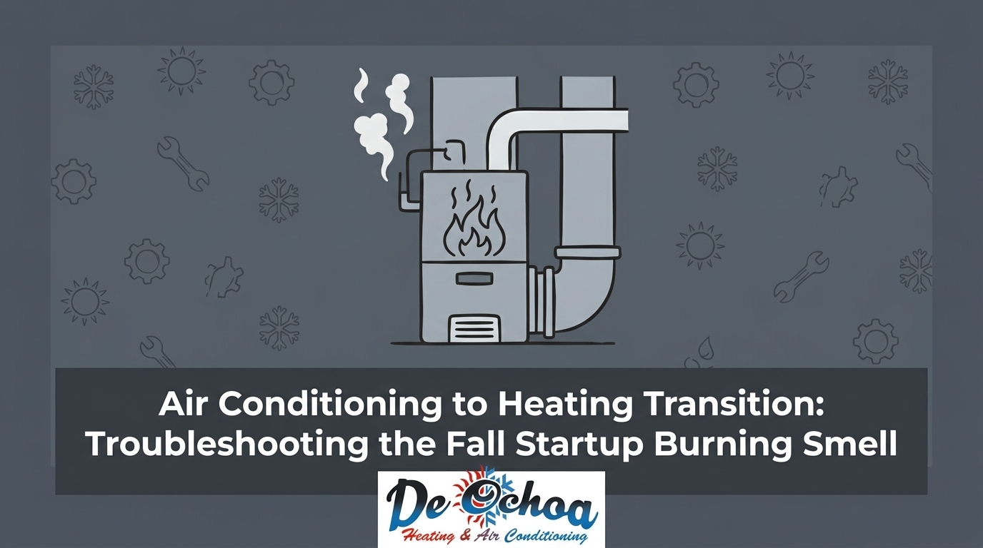 HVAC Blog 2 Air Conditioning to Heating Transition: Troubleshooting the Fall Startup Burning Smell — featured image
